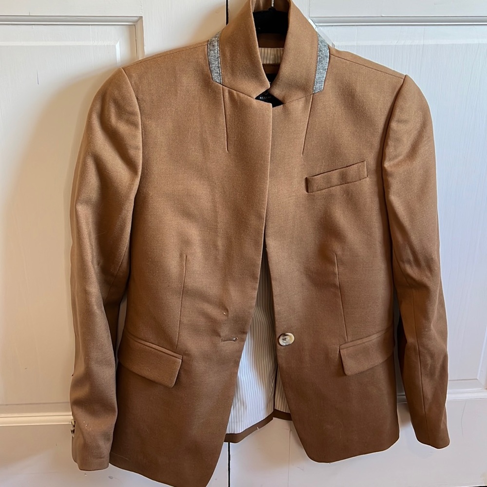 Jcrew regent blazer camel 2 petite